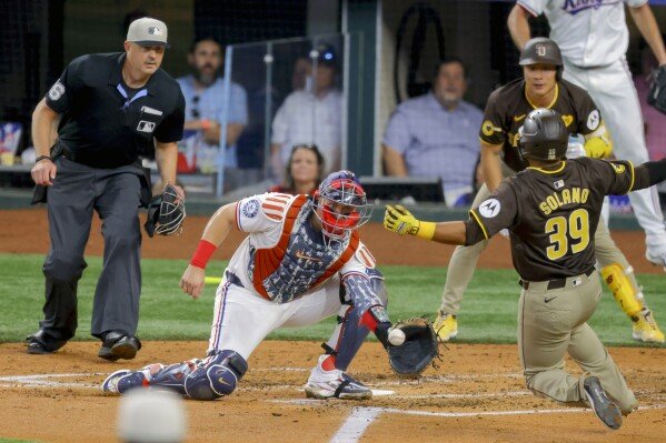 padres vs texas rangers match player stats